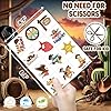 72PCS Cowboy Party Favors for Kids | 24 Slap Bracelets and 48 Pre Cut Temporary Tattoos | Western Rodeo Birthday Supplies Goodie Bag Fillers and Decorations for Boys Girls #5