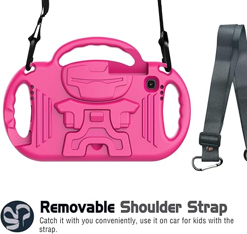 Miniatura 8 de AVAWO Funda para niños para Samsung Galaxy Tab A7 Lite de 8.7 pulgadas 2021, Galaxy Tab A7 lite, con correa, funda ligera a prueba de golpes para