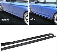 Vista 5 de Nuevos paneles balancines 6 piezas, kit de estribo universal para carrocería de coche, faldones laterales, balancines izquierdos/derechos