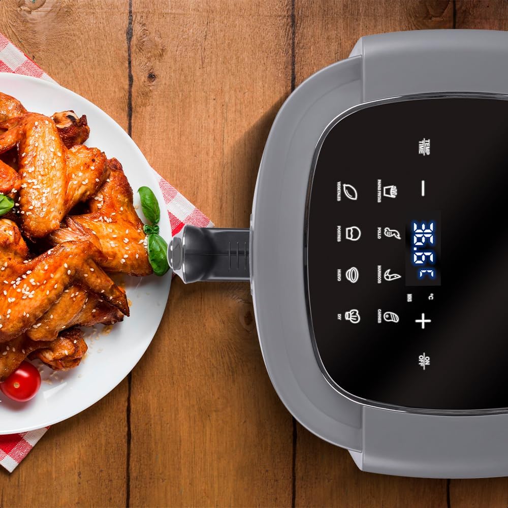 Daewoo Glass Air Fryer Control Panel