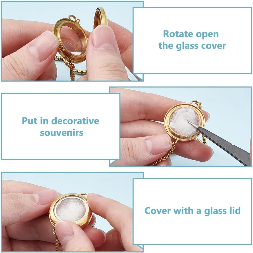 Floating Locket Bracelet Stainless Steel Memory Locket Bracelet Picture Memory Charms Memorial Jewelry for Women Men Photo Frame Pendant Ashes Hair Gemstones Keepsake