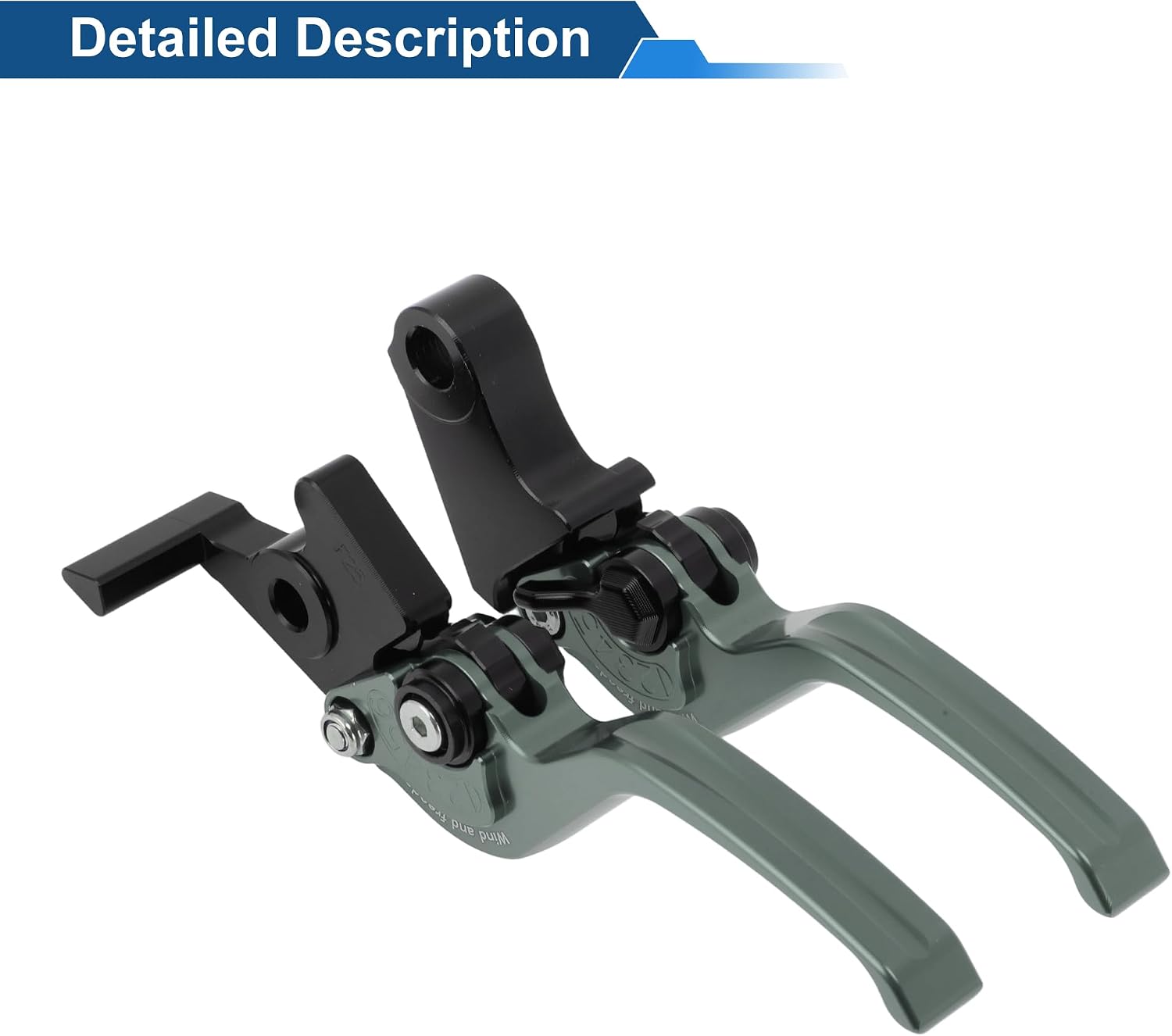 Short Brake Clutch Levers for Honda Monkey 125 2019-2024 Adjustable Motorcycle Handlebar Brake Lever Aluminum Alloy Solid Titanium Tone 1 Pair