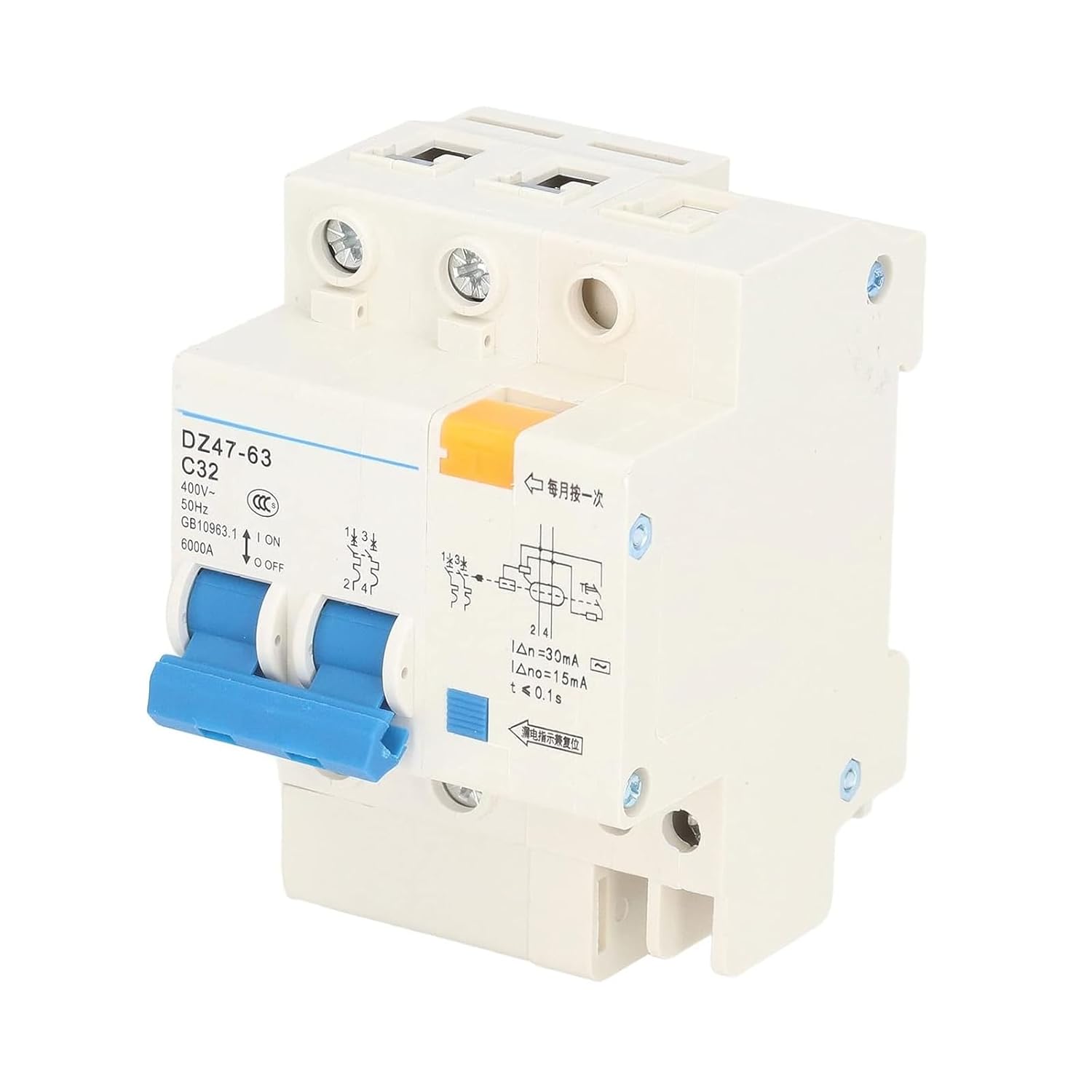 Ground Fault Circuit Interrupter, 2PN from Leakage Sensitive Small Breaker Avoid Accidents for Engineering