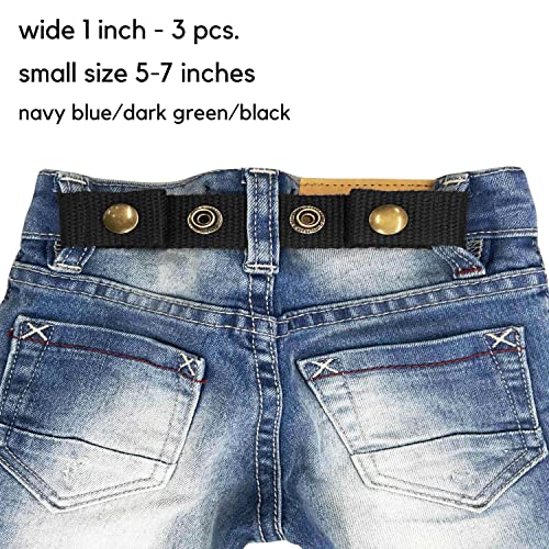 Sister Selected Little Toddler Waist Belt For Boys+Girls Big Baby Kids Snap Belts Canvas No Buckle/Not Elastic/Non Stretch. (No. 1) #TOP5