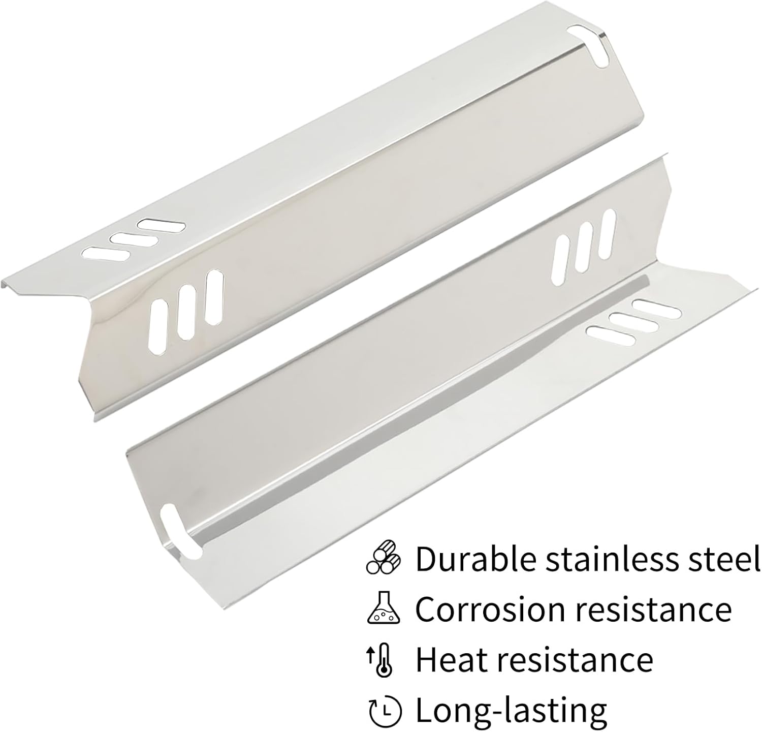 Grill Replacemen Parts for Outdoor Gourmet 6 Burner Gas Grill GR2205720-OG-00 FSOGBG1108 GR2205723-OG-00 162193 GR2205501-OG-00 GR2323101-OG-00 Flame Tamer Heat Plates Burner Tubes