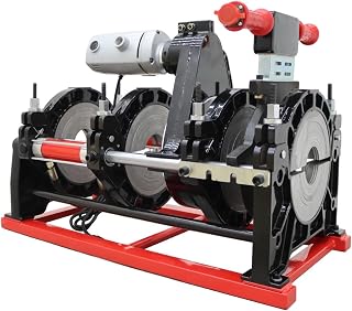INTBUYING Electric Pipe Welding Machine Hydraulic Pipe Fusion Welder 4 Clamps for PE PPR PB 3.54"-9.84" 90-250mm