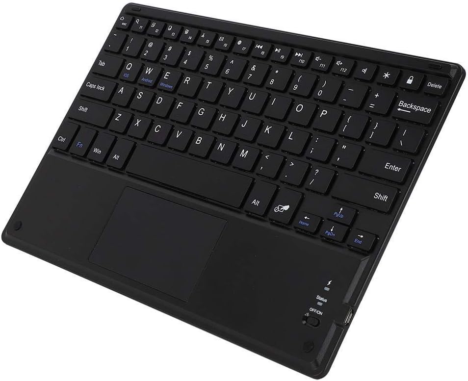 OUKA X Scissor Switch Wireless Keyboard, Bluetooth Keyboard with Touchpad, Lightweight for PC/Tablet