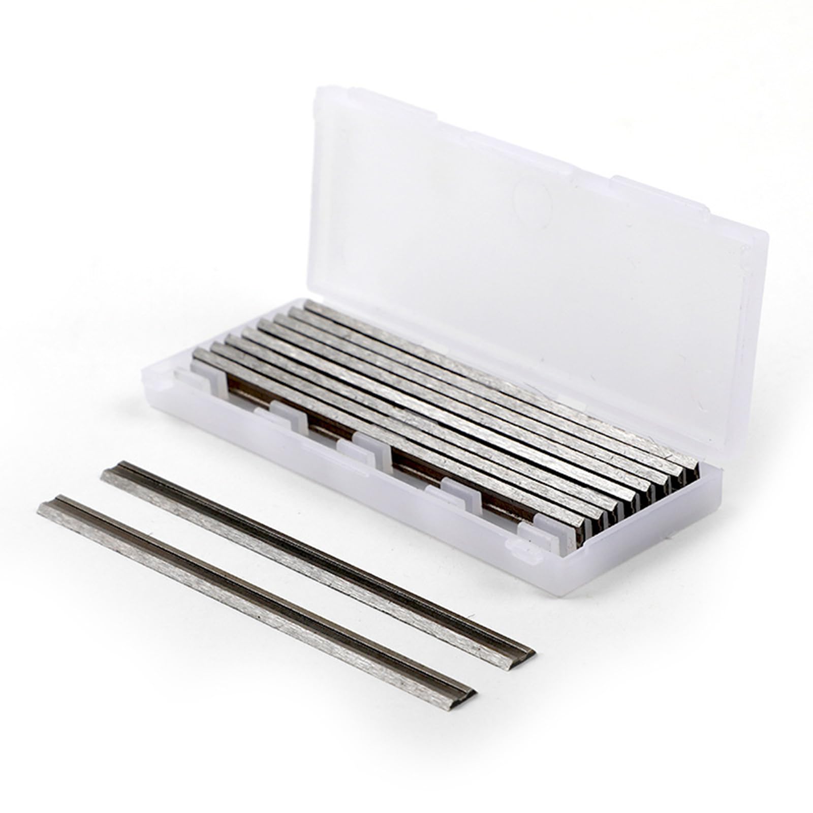10 PCS 82mm Electric Planer Blades, Suitable for Professional and DIY Woodworking with Power Tools