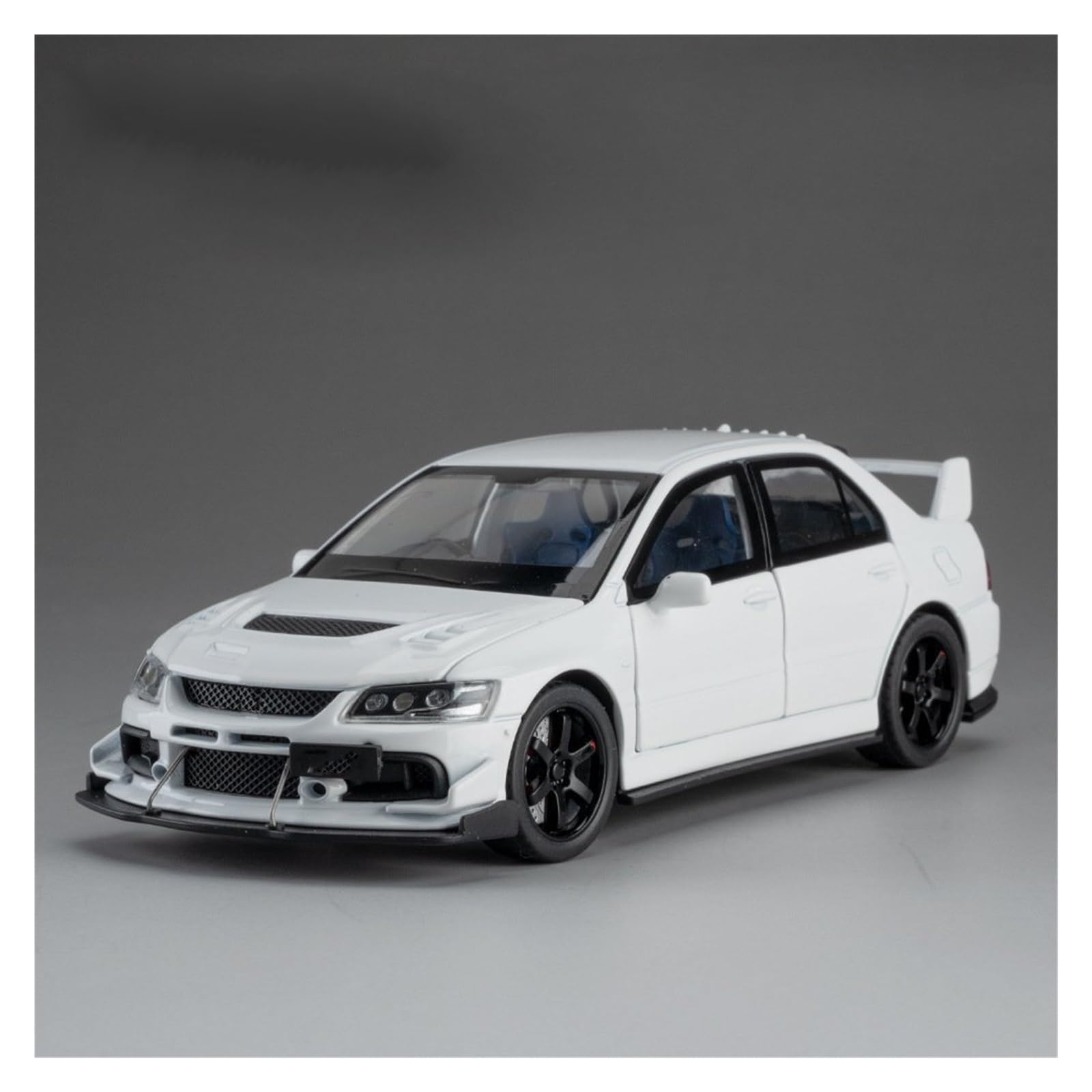 UIFCOG Die Cast Collectible Car Model 1:32 For Mitsubishi For Lancer For Evolution For EVO Alloy Metal Diecast Model Car Collections(White)