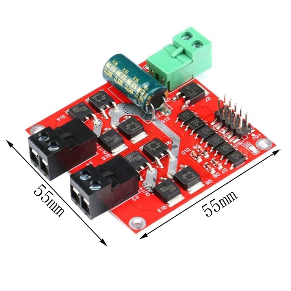 Module Double Pont H Moteur DC 7A 160W XY-160D – PWM Bidirectionnel, 6.5-27V, Optocoupleur, Protection Sous-Tension, Compatible Arduino/Raspberry