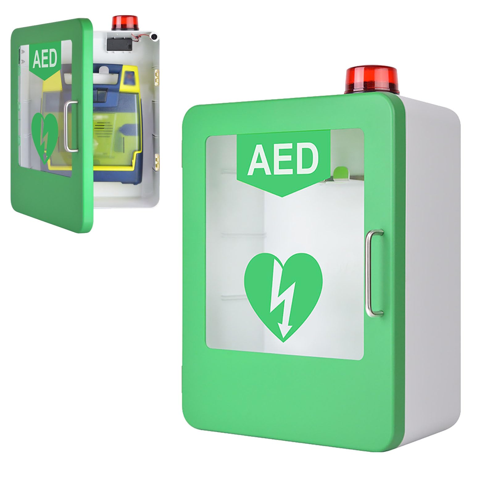 Aed-defibrillatorschrank, Wandschrank Mit Alarm, Passend Für Die Meisten Aed-Modelle, 45 X 35 X 18 cm