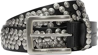 LIEBESKIND Damen Belt-h 38mm 95 Studded Belts Washed Leather Belt (1er Pack)