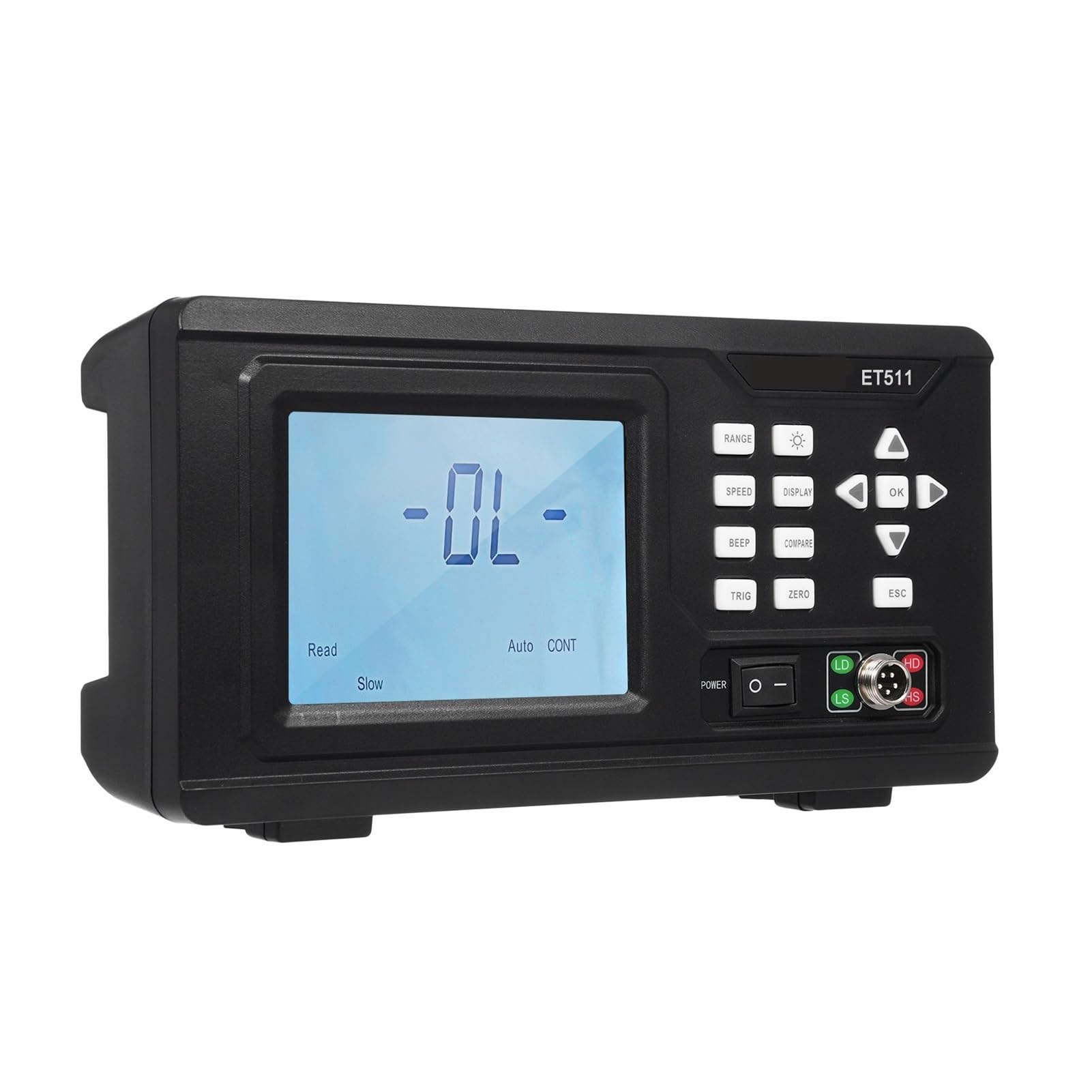 ET511 DC Tester Di Bassa Resistenza Milliohmmetro Microresistenza Tester Di Bassa Resistenza Corrente Continua LCD per prese domestiche, fusibili, batterie