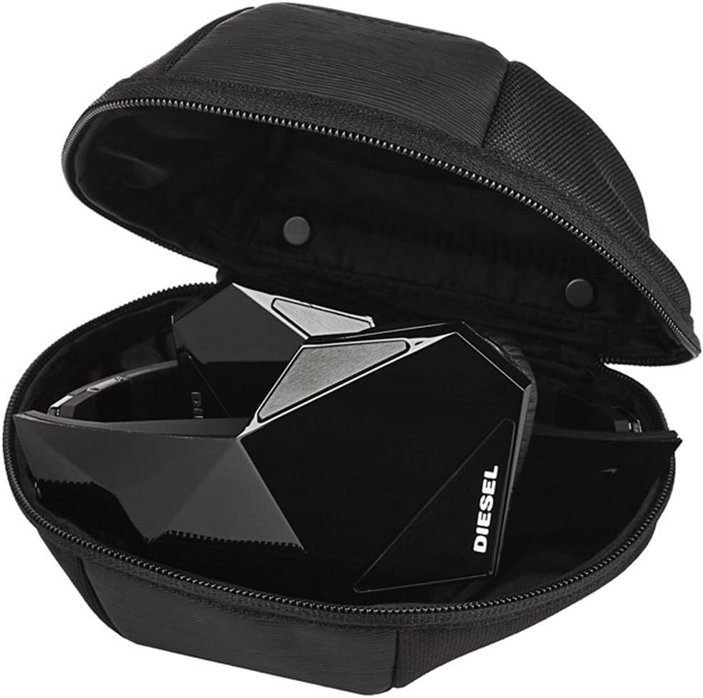 Monster Diesel VEKTR headphones stored inside their black touring case
