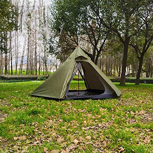 Carpa tipi para 3-4 personas capa doble ligera y resistente miniatura 7