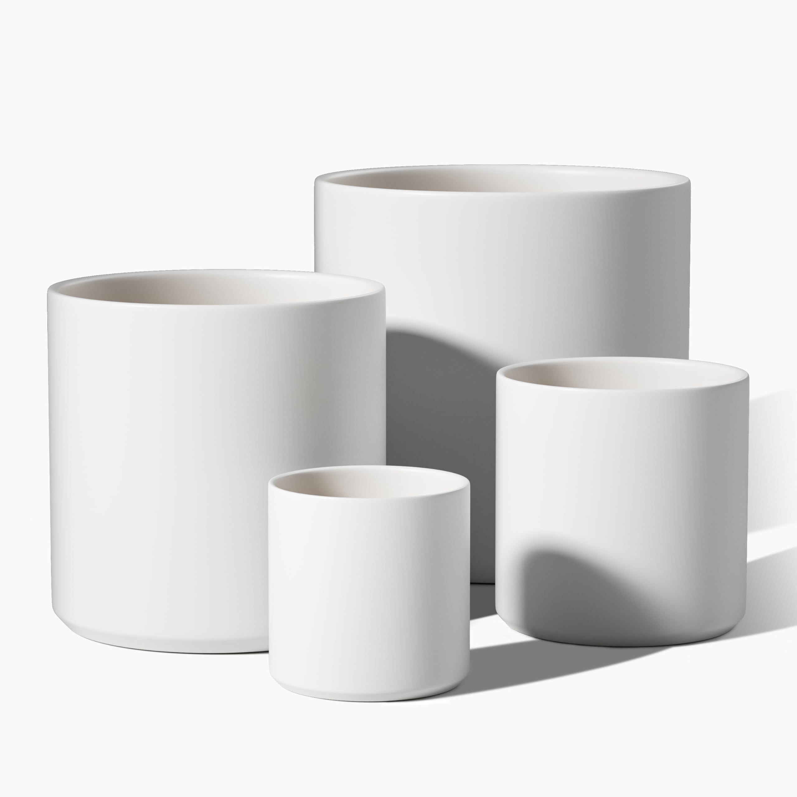 Amazon.com : LE TAUCI Large Plant Pots Set, 12/10/8/6 Inch Ceramic