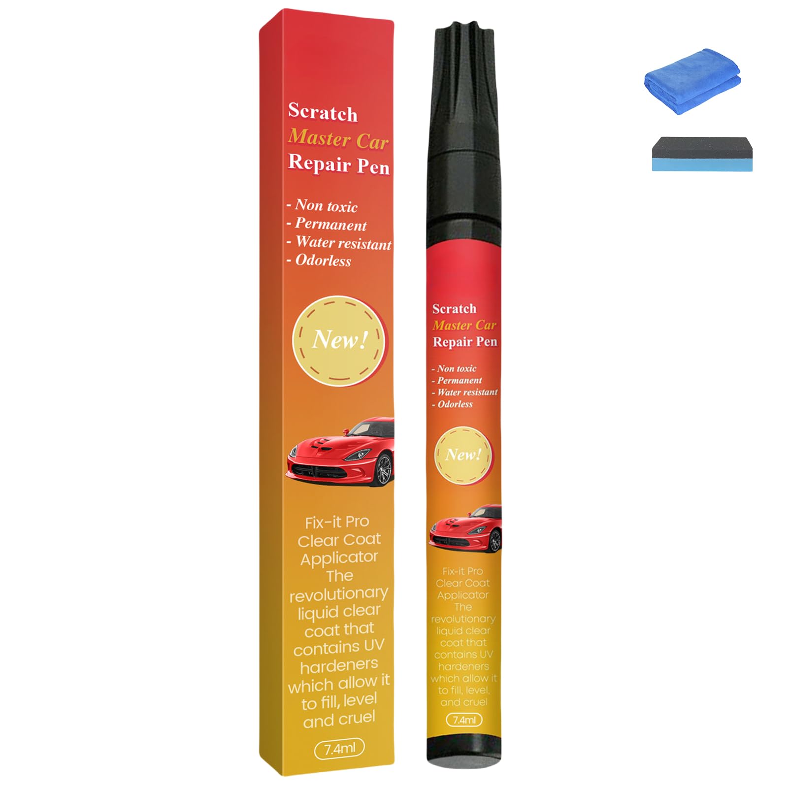 Nurila Silber Lackstift Auto, Car Magic Pen, Auto Kratzer