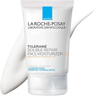 La Roche-Posay Toleriane Double Repair UV SPF 30 Face Moisturizer: Oil-Free Daily Hydration with Niacinamide, Glycerin & Sunscreen