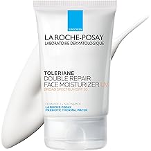 La Roche-Posay Toleriane Double Repair UV SPF Moisturizer for Face, Daily Facial Moisturizer with Sunscreen SPF 30, Niacinamide and Glycerin, Oil Free, Moisturizing Sun Protection