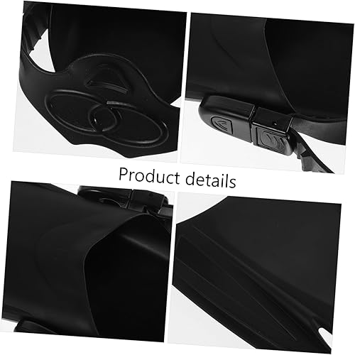 Miniatura 8 de Aletas cortas ajustables para nadar y esnórquel, aletas de agua de ajuste anatómico para hombres y mujeres, diseño cómodo que reduce la fatiga del