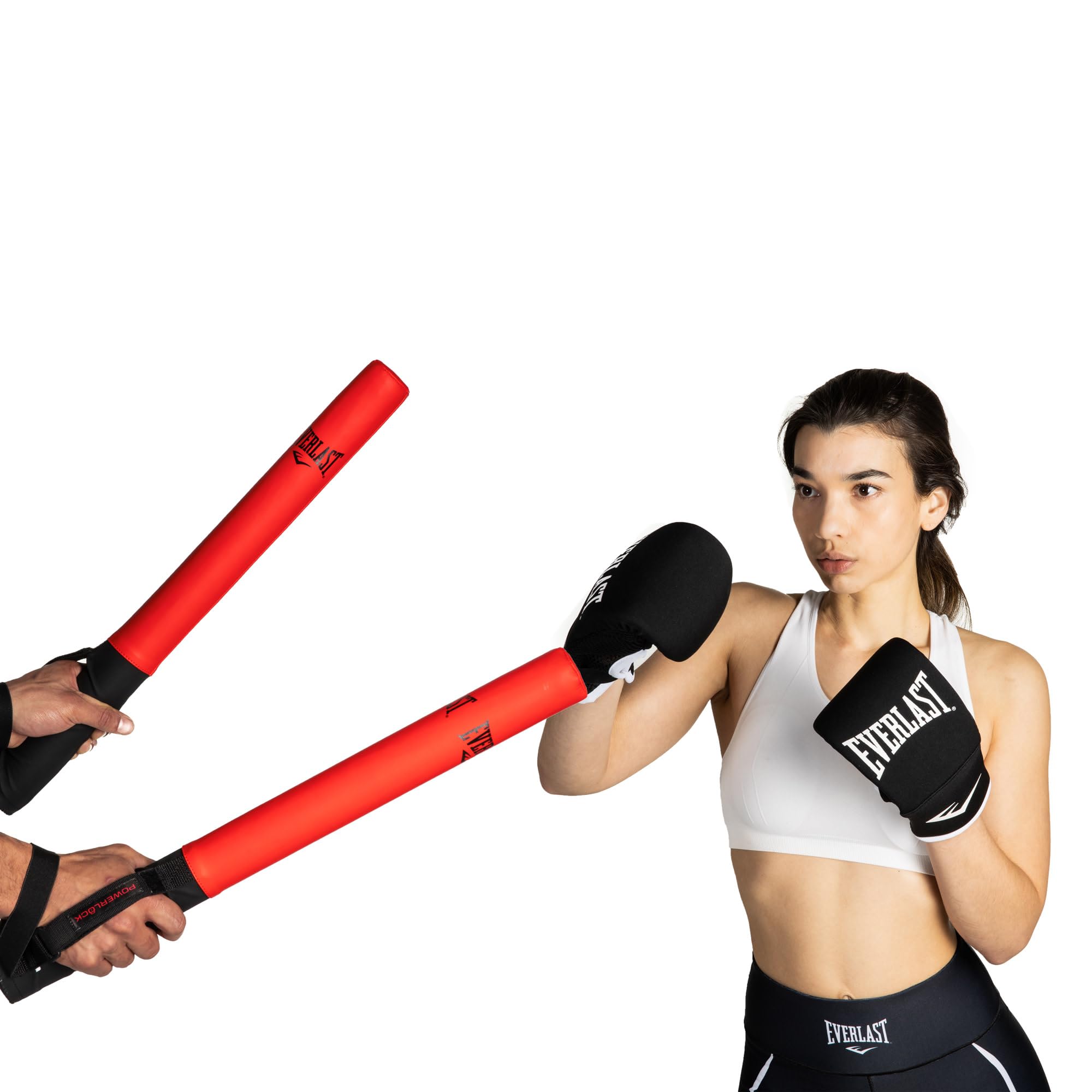 Everlast Powerlock Bâtons d'entraînement Rouge Taille Unique