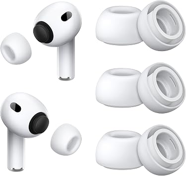 Ear Tips Replacement Compatible with AirPods Pro 33 Pairs,XX-Small,White | Foam-Infused, Superior Comfort, Enhanced Noise Cancellation, Secure Fit, Excellent Sound Quality
