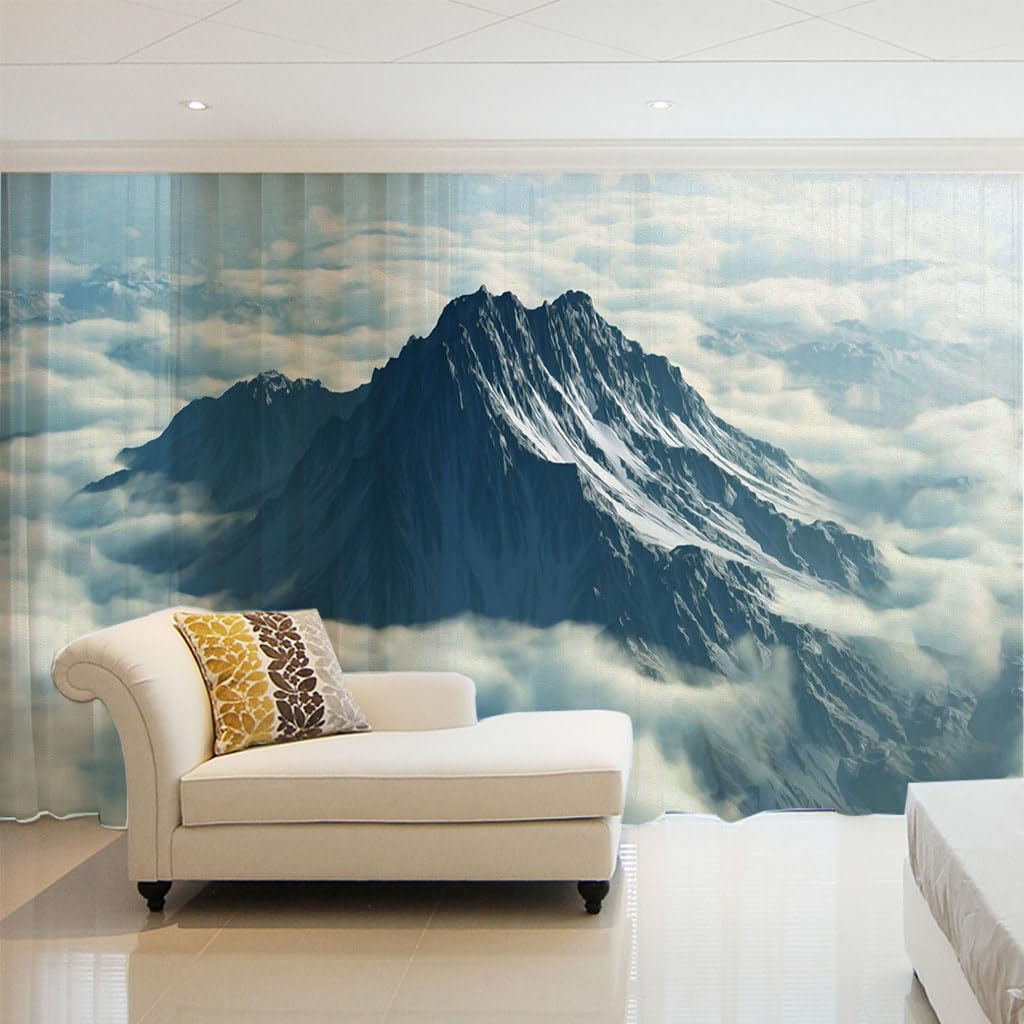 Rideau de chambre paysage de nature pour créer une ambiance zen et lumineuse dans votre intérieur