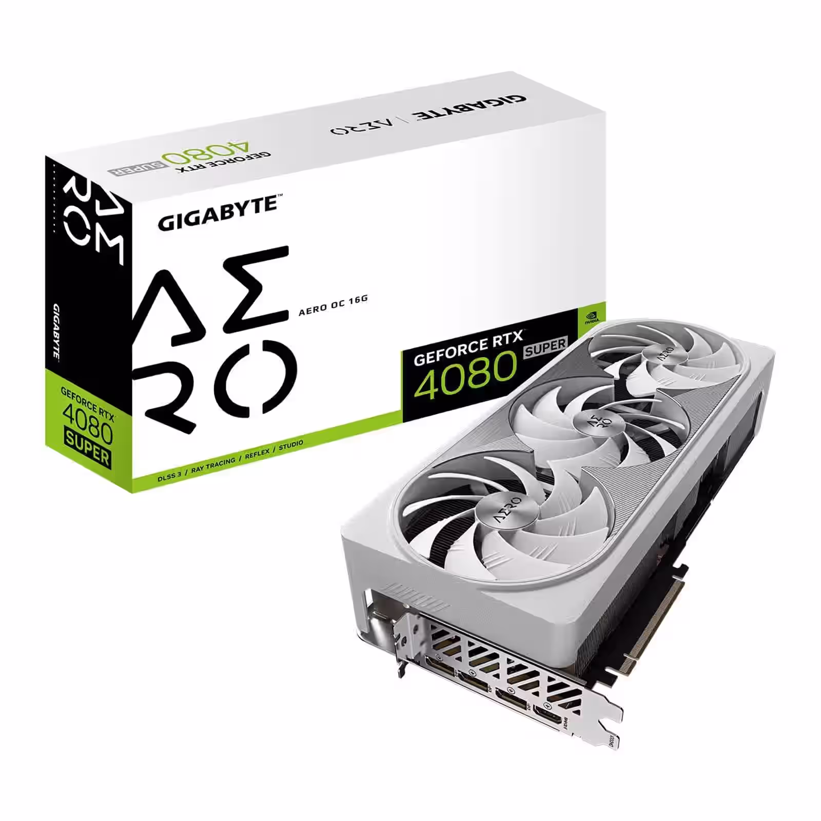 Gigabyte AERO GeForce RTX 4080 SUPER OC 16G NVIDIA 16 Go GDDR6X Weiß AERO OC