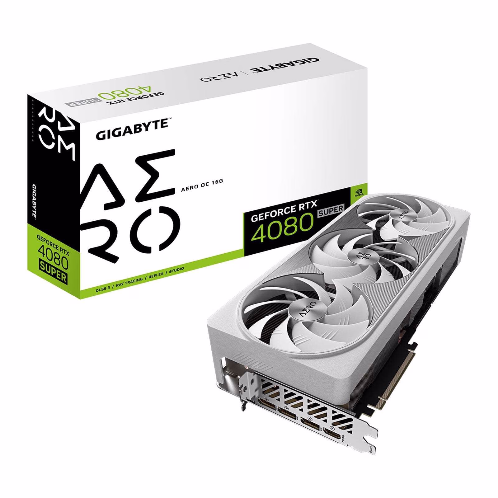 GIGABYTE AERO GeForce RTX 4080 SUPER OC 16G NVIDIA 16 Go GDDR6X Weiß