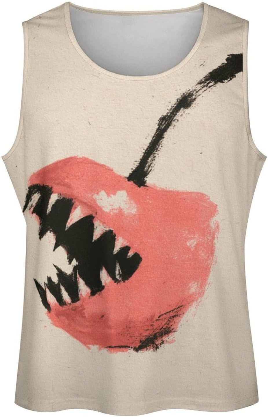 Toothpick Cherries Men's All Over Print Muscle Tank Top Sleeveless V Neck Workout Gym Casual Sports Tee S‑5XL