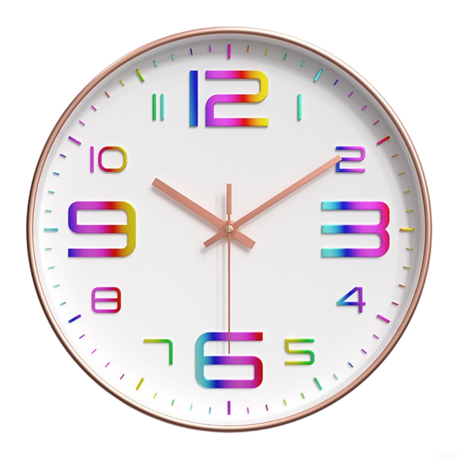 Horloge murale silencieuse 3D pour la décoration du salon et de la chambre