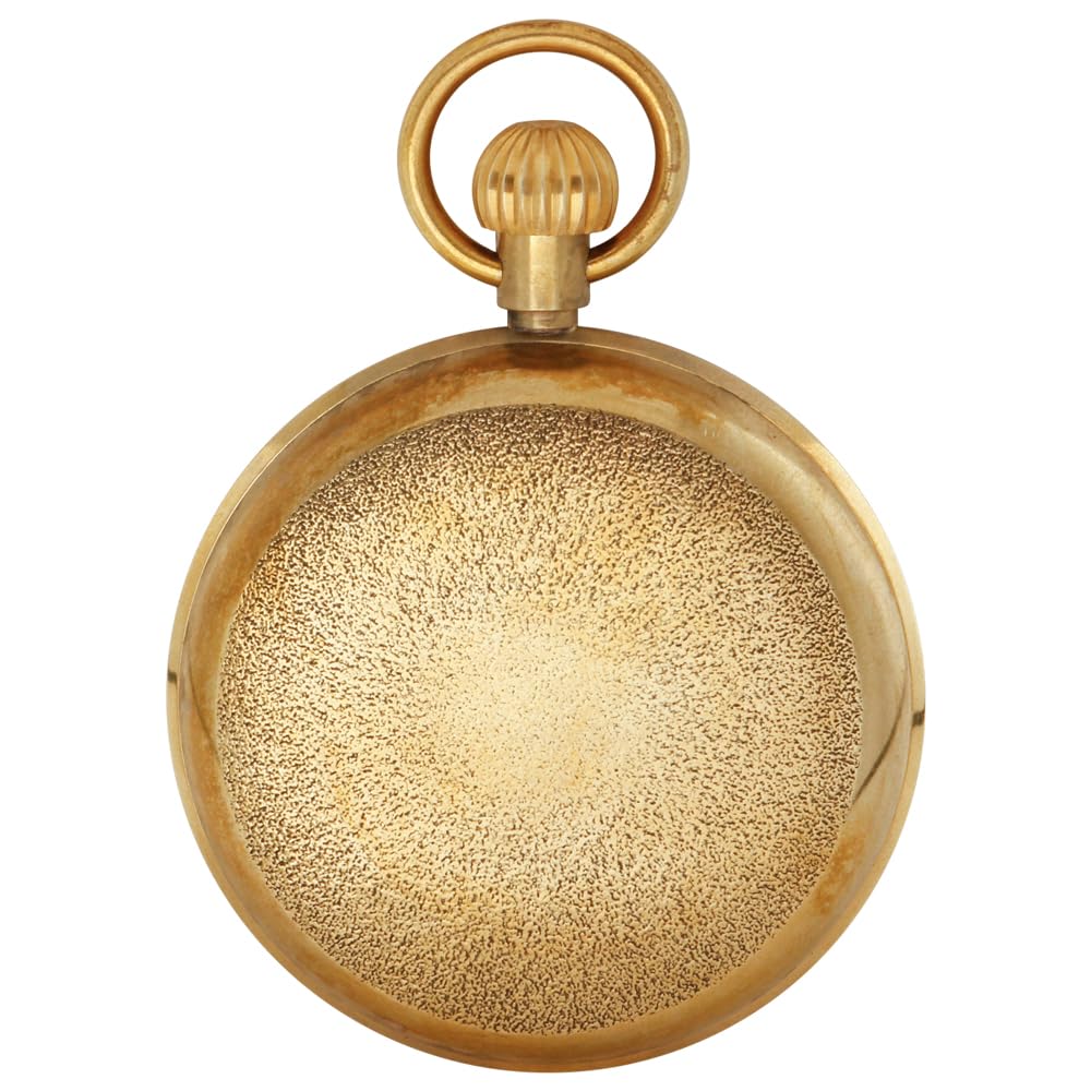Tiong Vintage Copper Stainless Steel London Design Mechanical Hand-Wind Engraved Pocket Watch Mens Watches