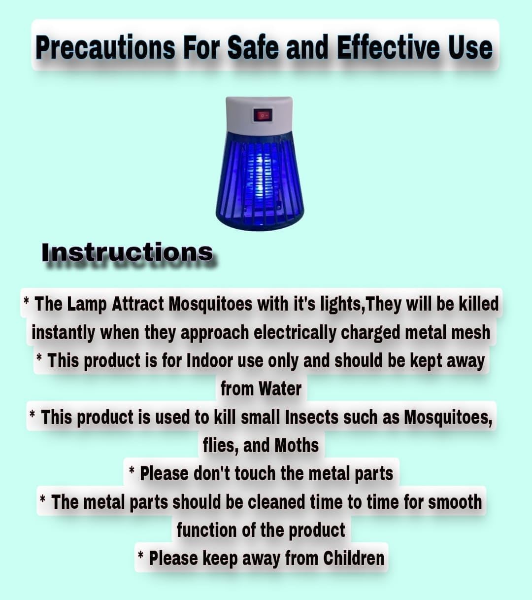 UV Mosquito Killer Lamp - Eliminate Bugs! -3 UV Mosquito Killer Lamp - Eliminate Bugs! -3