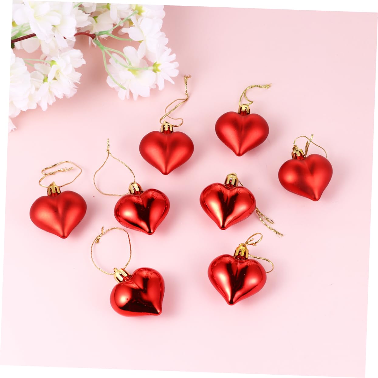 Zerodeko 3 Sets Hochzeitsschild-Dekoration Herz-Kugeln Für Partys Romantische Hängedekoration Liebesherz-Ornamente Heimdekoration Für Feiern 36 Stück * 3