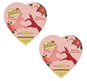 Whitman's Valentine's Day Heart Box - Pack of 2 - Assorted Milk Chocolate Pecan and Dark Chocolate Sea Salt Caramel - 6 Pieces Per Box - Start a New Tradition