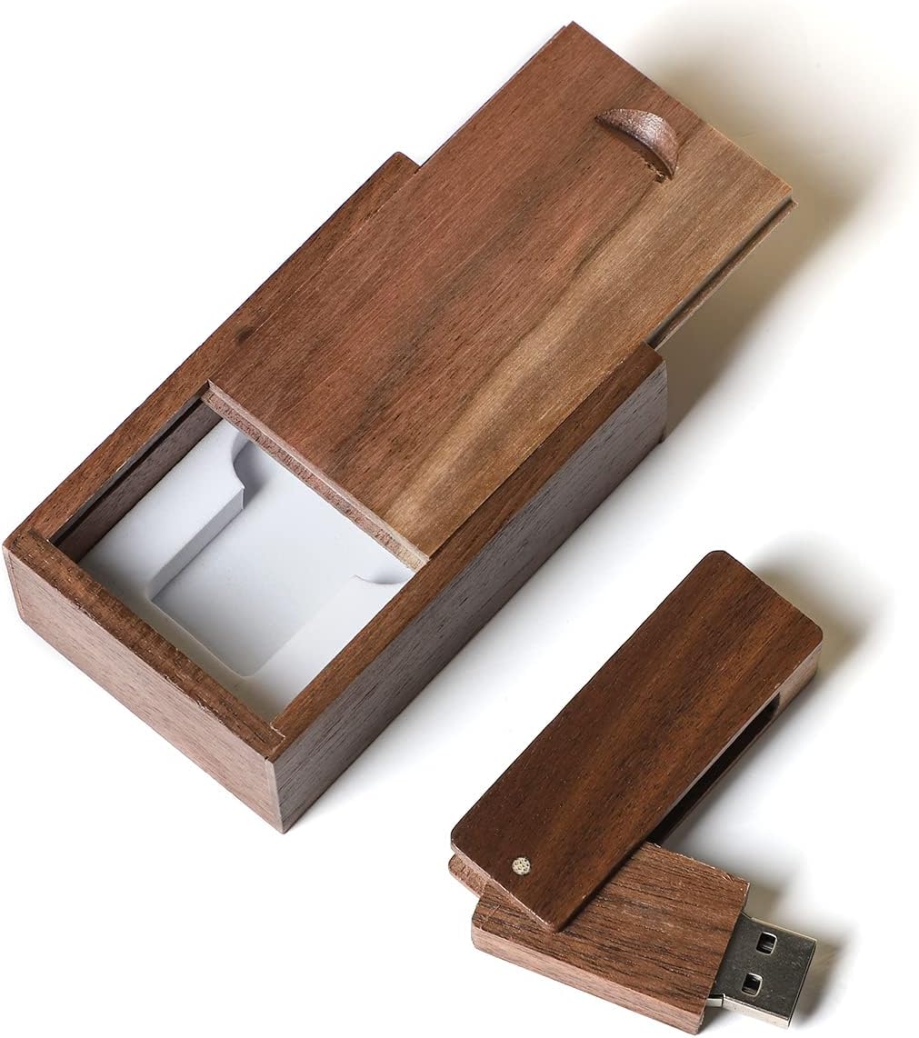 Customized Gift Personalised Engraved USB 2.0 Flash Drive Memroy Stick, Personalised Gift Engraved Wooden USB Flash Drive for Wedding, Graduation, Birthday