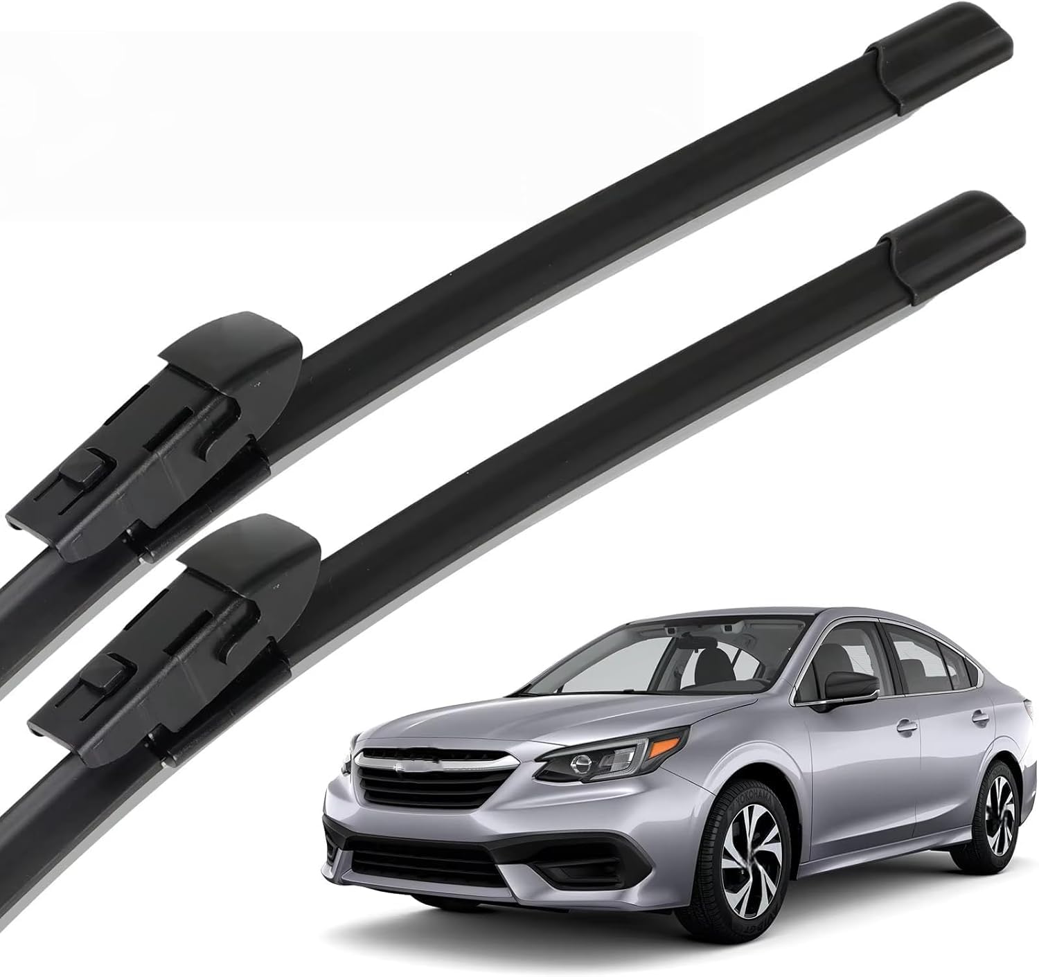 liufangfc Front Windscreen Beam Wipers for Subaru Legacy Outback BT 2020-2023 26"+18", Set of 2 Replacement Blades with Pre-assembled Adapter, Only for Right-Hand Drive (UK)