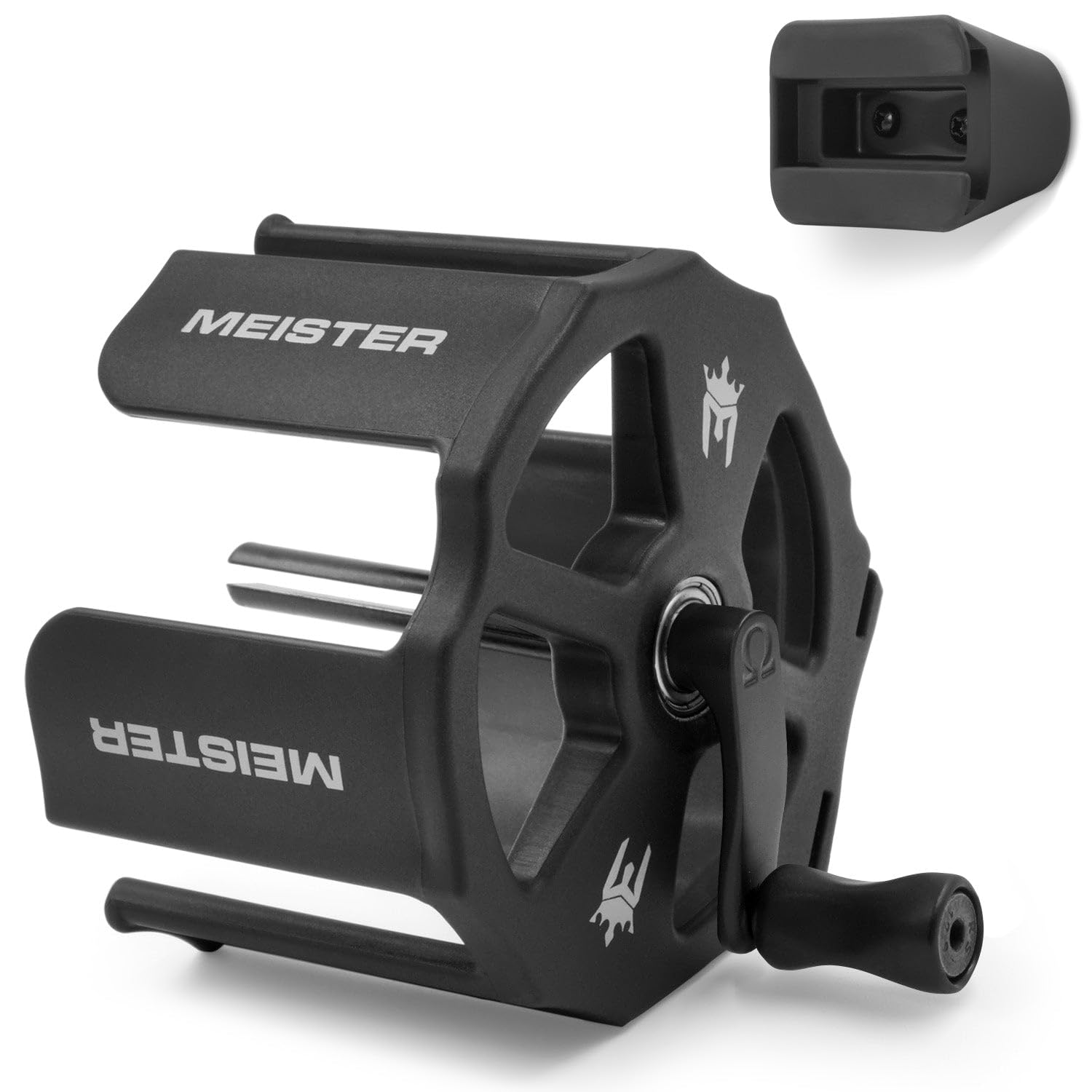 Meister Omega Portable/Mounted Hand Wrap Roller - Fits All Boxing & MMA Wraps