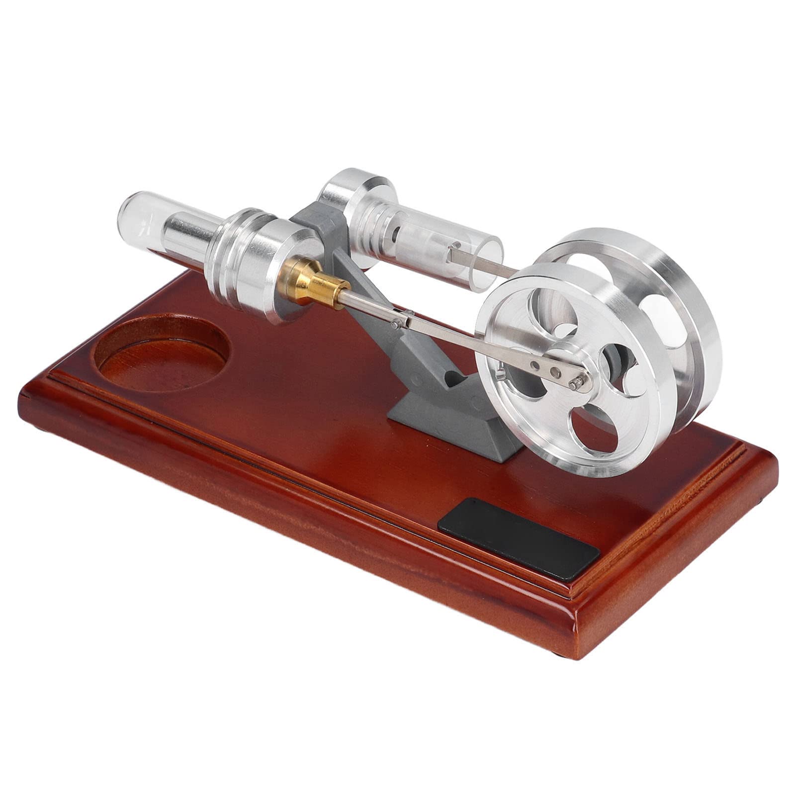Fdit Model Silnika Stirlinga z Aluminium, Fizyczna Zabawka Silnikowa do