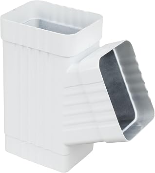 Downspout Gutter Y Connector 3x4 Y Rain Gutter Downspout Y Gutter Downspout Diverter Gutter Y Connector Downspout Accessory Y Connector 3x4 1pcs White