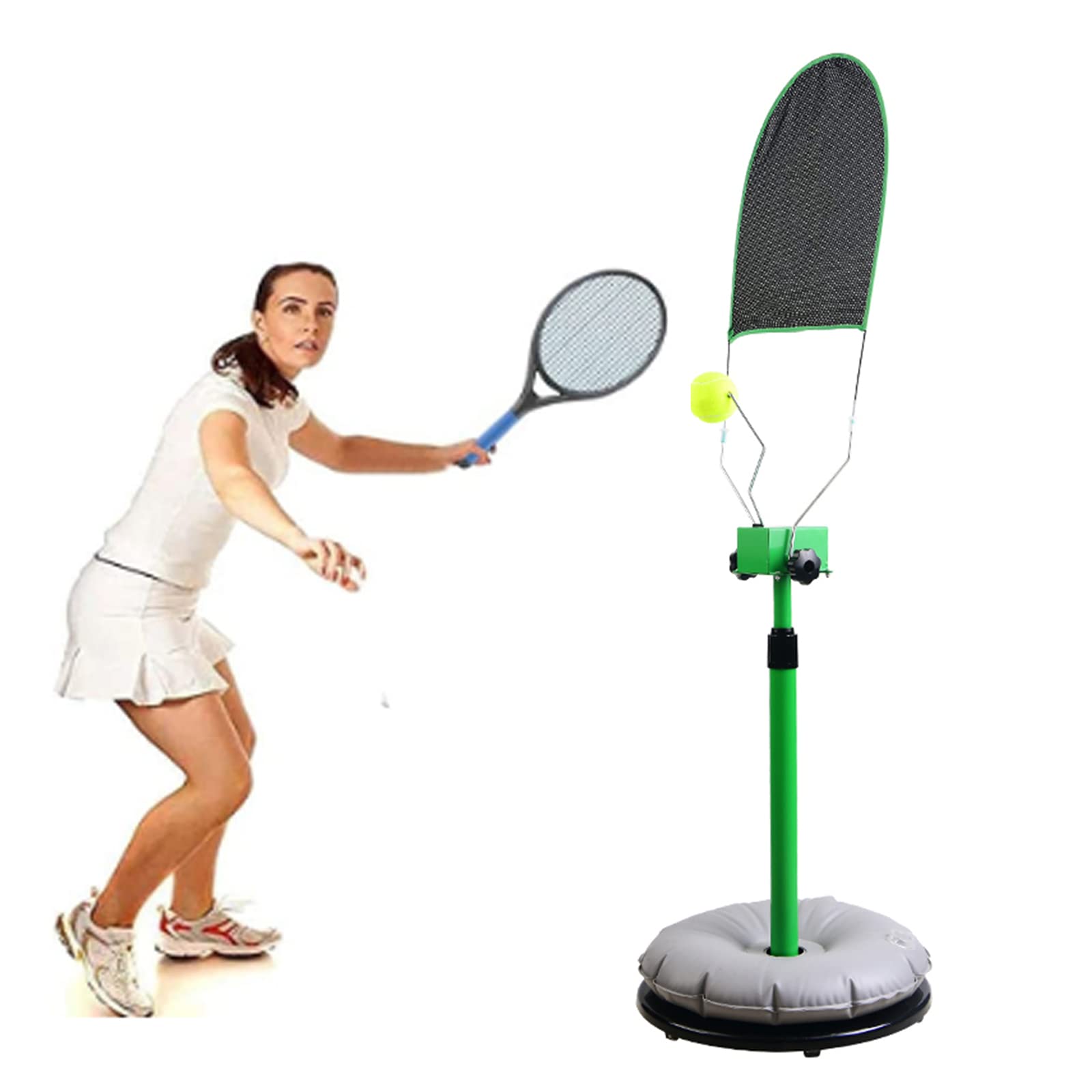 Appareil entraînement auxiliaire tennis réglable pour jouer sans partenaire de club