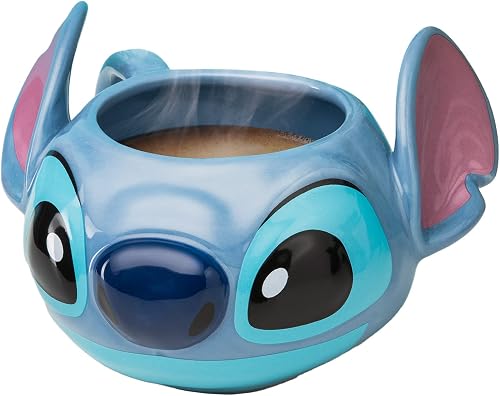 Paladone RS561078 Disney - Stitch - Shaped Mug,Black