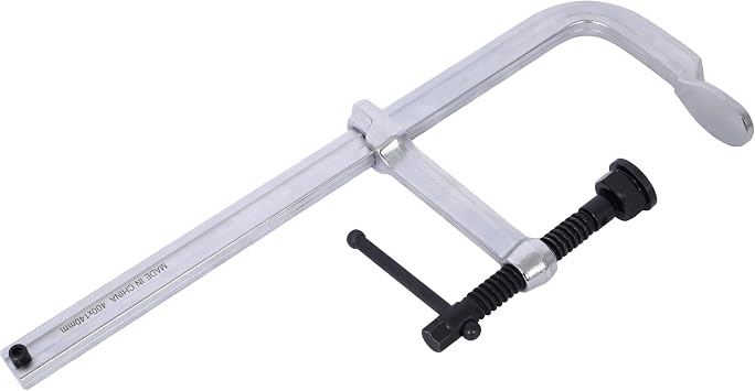 Heavy-Duty F-Clamp,Removable Swivel Pad, Deep Throat F Clamp 5-1/2", Heavy Duty Bar Clamp for Welding,16"x5 1/2"