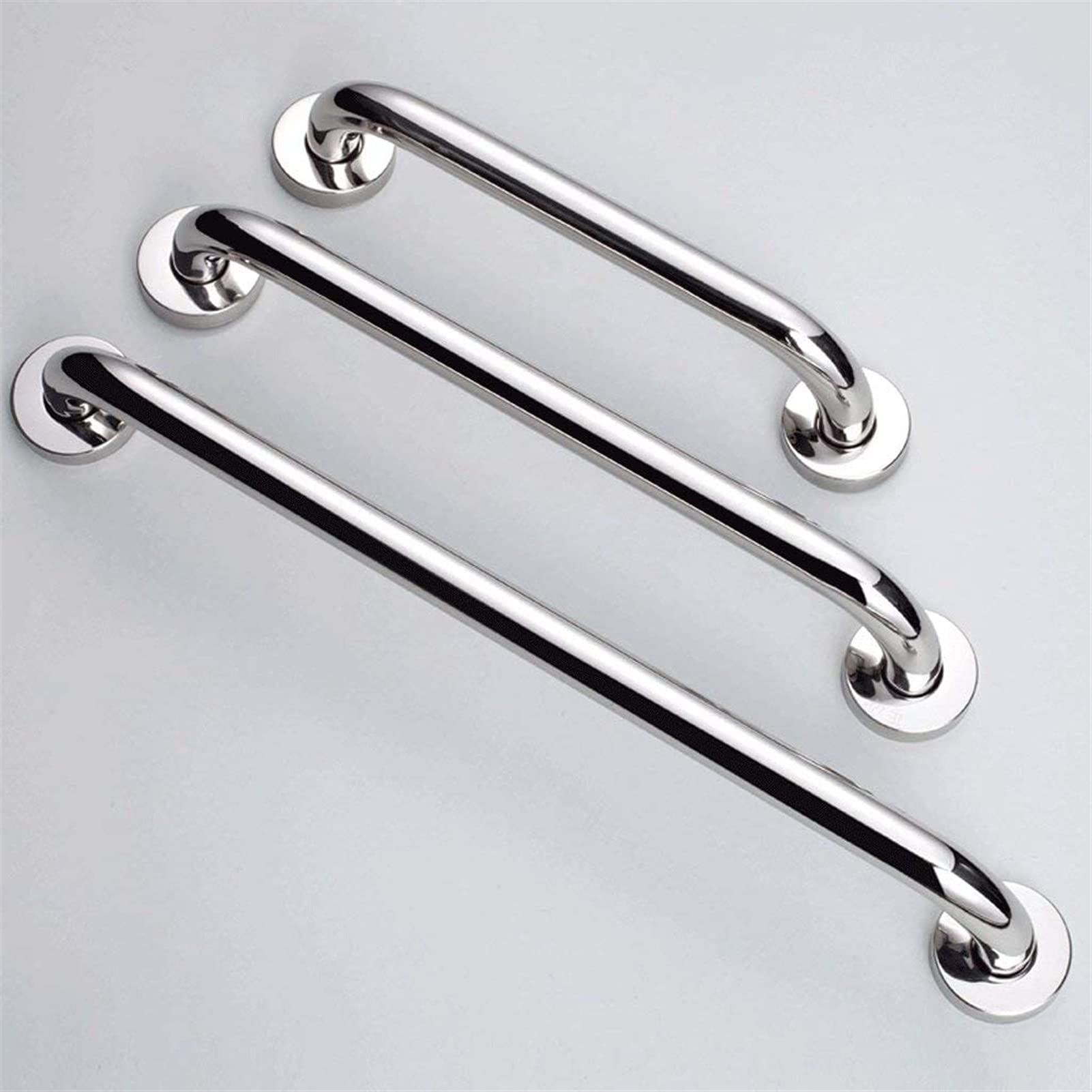 Barra de Apoyo para baño, reposabrazos de Acero Inoxidable para bañera, asa Segura Antideslizante sin obstrucciones para Personas Mayores y discapacitadas (43,5 cm).