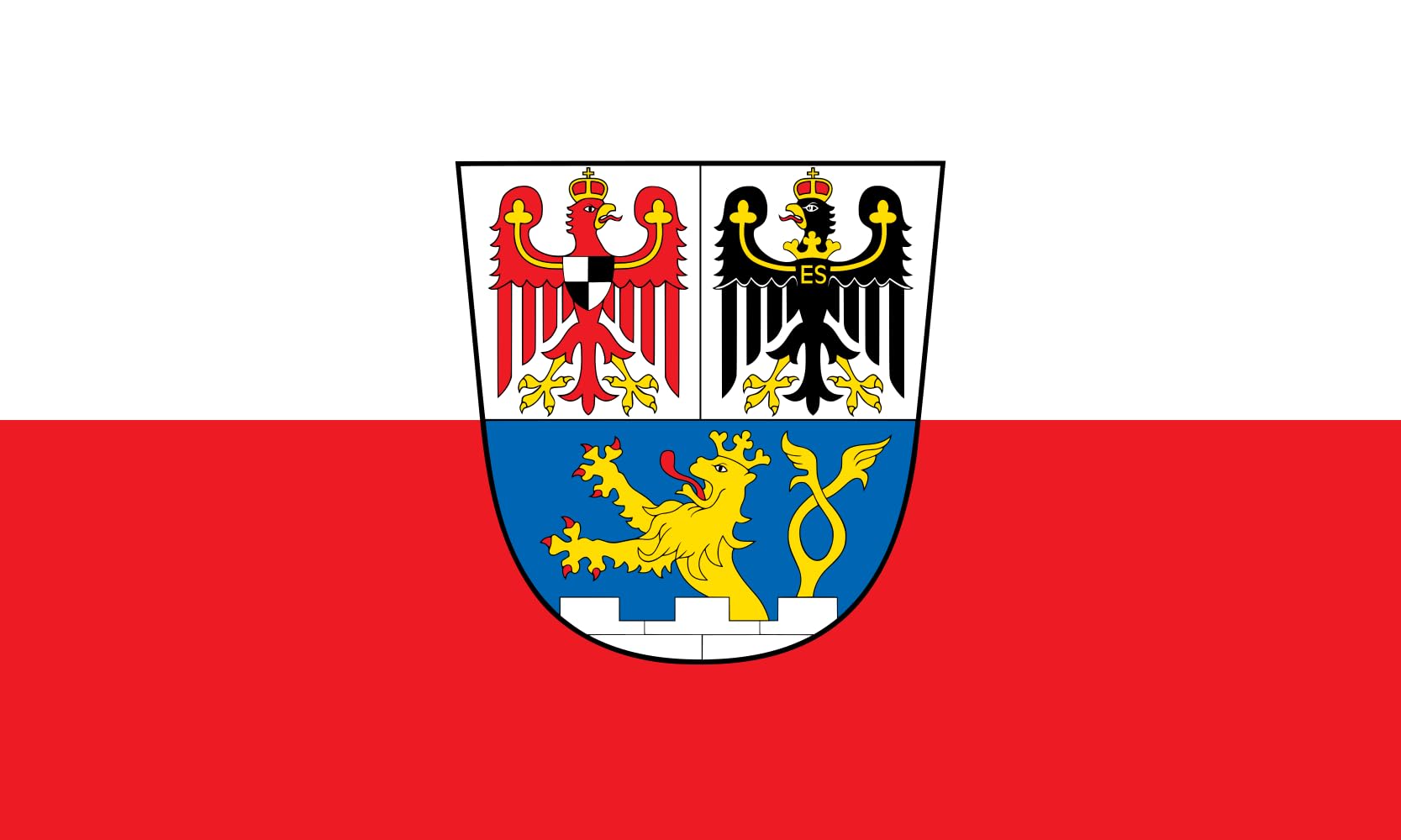 Drapeau d'Erlangen haute résistance 90x150cm 1.35m² durable
