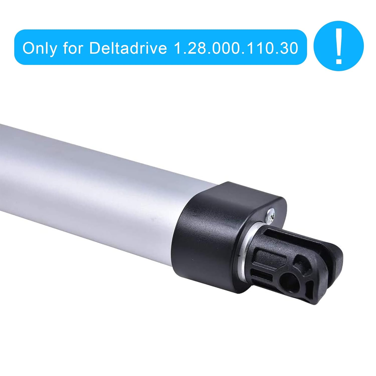 Close-up of the motor's end connection point