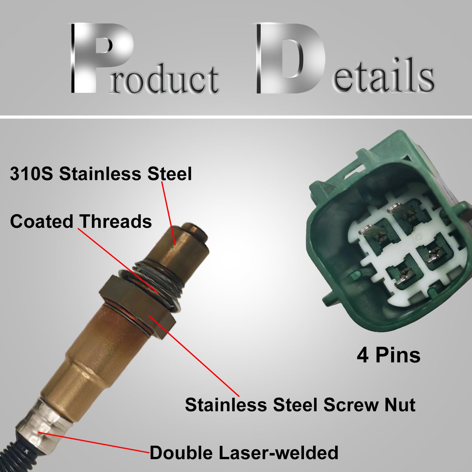 Amazon.com: TINJO Oxygen Sensor Upstream & Downstream O2 Sensor