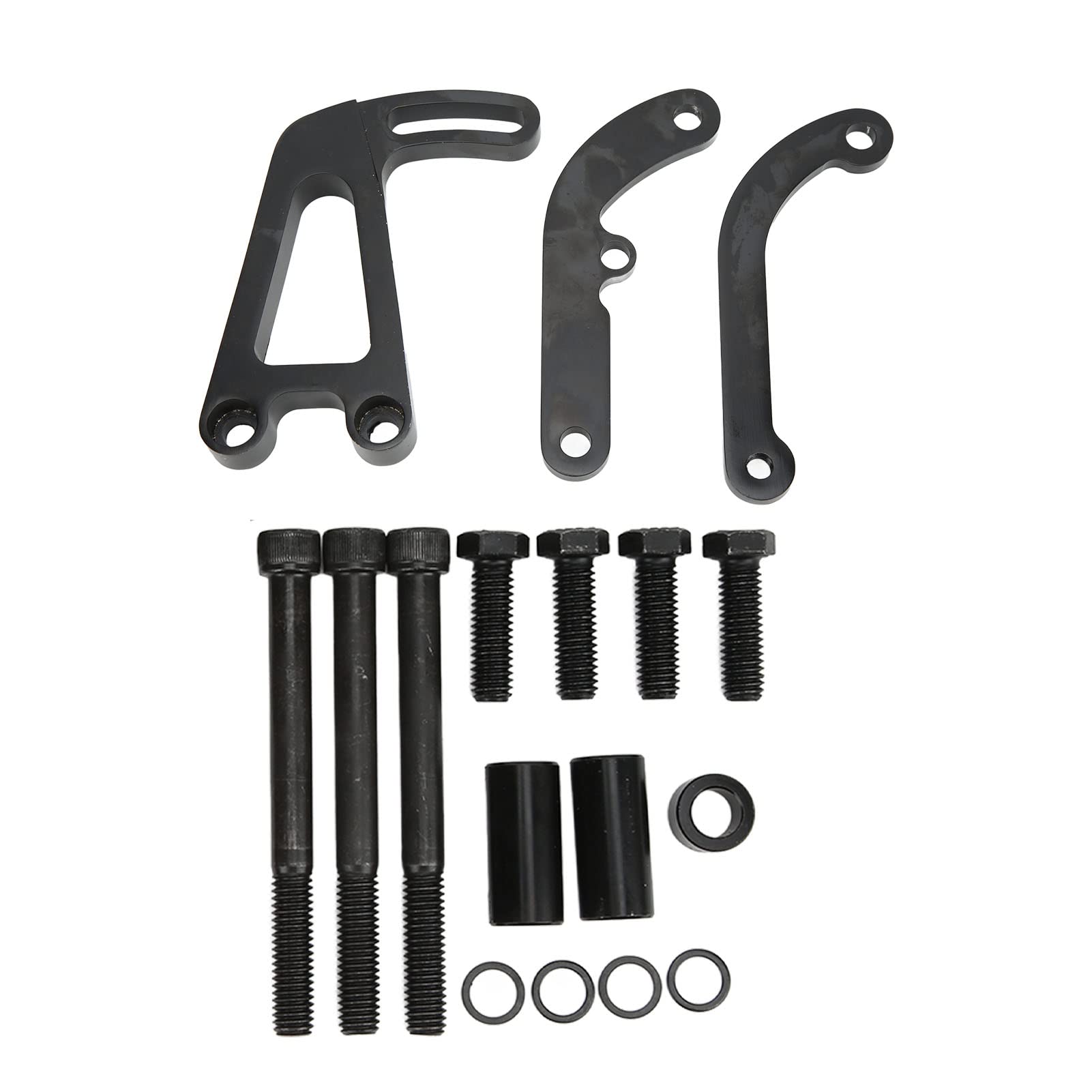 Zestaw wspornika do montażu pompy wspomagania kierownicy ze stopu aluminium do Chevy SBC LWP Small Block - wspornik akcesoriów silnika z długą pompą wodną