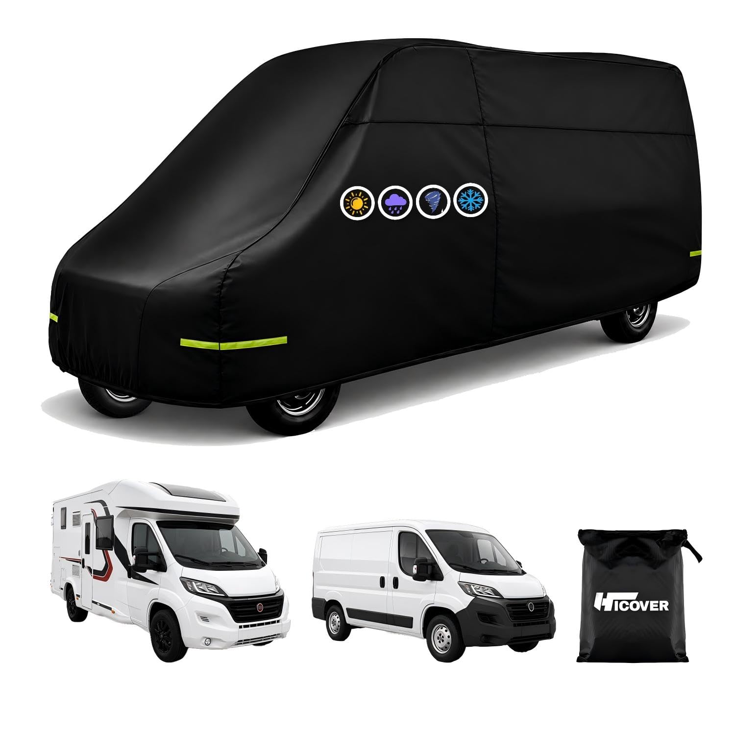 Osłona 600D Campervan pasuje do FIAT Ducato i Peugeot Boxer