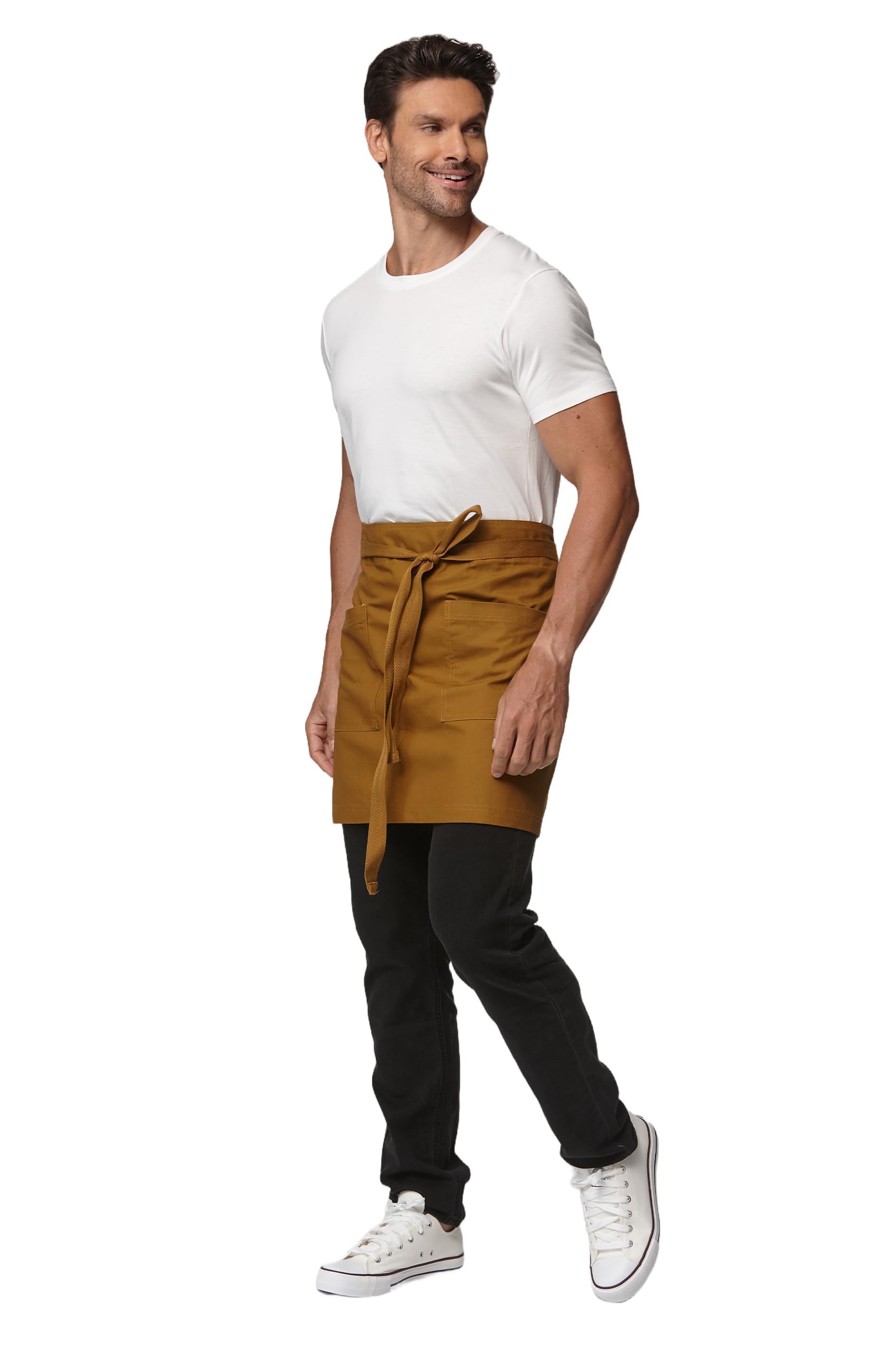 Grembiule da cameriere unisex, metà grembiule da ristorante, 4251